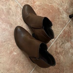 Brown booties